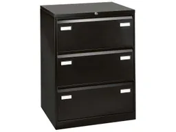 BISLEY Light BISLEY Light HR-Schrank 3s 2b schwarz (RAL 9005) (BxHxT) 80x101,6x62,2cm – Produktbild 1 von 1