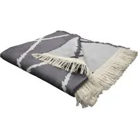 Nature by Adam Nature by Adam Wohndecke aus 100% Bio-Baumwolle - Made in Germany - Casket Valdelana, Taupe, – Produktbild 1 von 1
