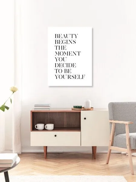 Photocircle Photocircle Poster / Leinwandbild - Be Yourself No3 – Produktbild 3 von 4