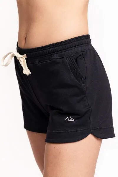 M23 M23 Damen Shorts aus Bio-Baumwolle, Modell "Chloé", Dunkelblau, – Produktbild 3 von 4