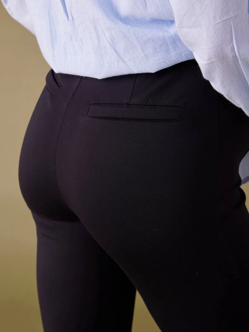 Envie De Fraise Elegante Umstands-Leggings ENVIE DE FRAISE, Schwarz, – Produktbild 4 von 4