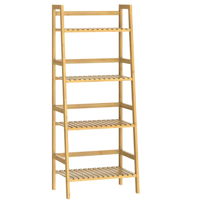 Casaria® Casaria Casaria Casaria Standregal Bambus 123x48x32cm – Produktbild 1 von 1