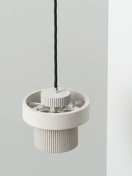 GANTlights Pendelleuchte up and down plissiert Lampe GANTlights S9, Hell, – Produktbild 3 von 4