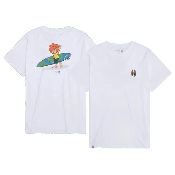 Bavarian Caps Bavarian Caps Herren T-Shirt Pumuckl Surft, Weiß, – Produktbild 1 von 3