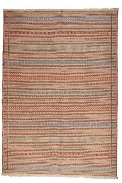 Rugtales Kelim Kordi „Rugtales“ aus Schurwolle, Beige, – Produktbild 3 von 4