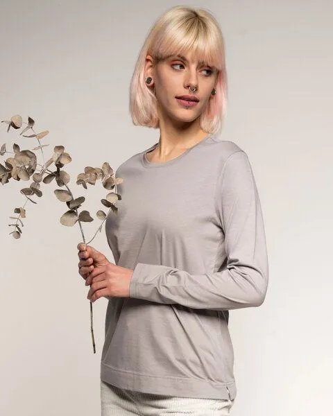 Alma & Lovis Alma & Lovis Royal Jersey Langarmshirt aus Organic Cotton | Royal Longsleeve, Blue, – Produktbild 5 von 8