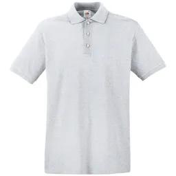 Fruit Of The Loom Fruit of the Loom Cotton Classics-16.3218 Piqué Polo  Gr. S heather grey – Produktbild 1 von 1