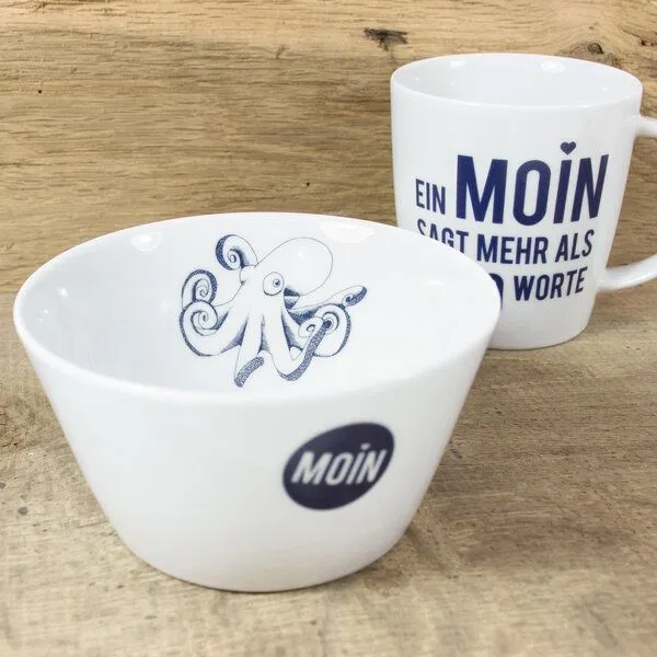 Bow & Hummingbird Bow & Hummingbird Porzellanschale Tintenfisch – Produktbild 4 von 4