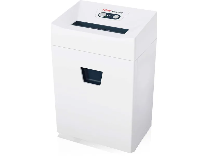 Hsm Hsm Aktenvernichter "Pure 320", Streifenschnitt 3,9 mm, P-2/T-2 – Produktbild 1 von 1