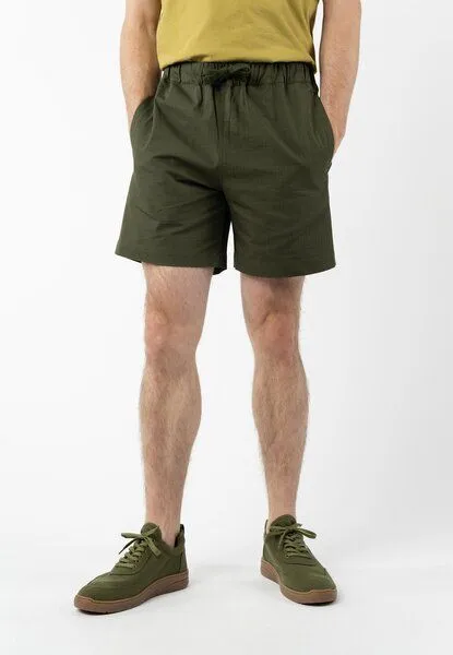 MELA Ripstop Shorts BANGOURA | von MELA | Fairtrade & GOTS zertifiziert, Dark olive, – Produktbild 1 von 4