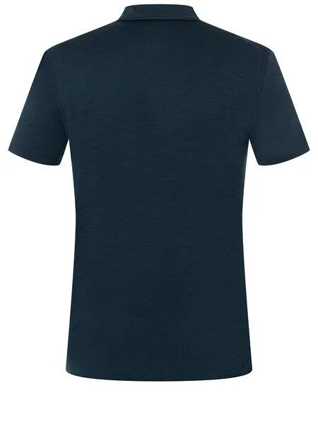 Super.Natural Super.Natural Polo-Shirt Polo Bio für Herren, Merino, Blueberry, – Produktbild 3 von 3
