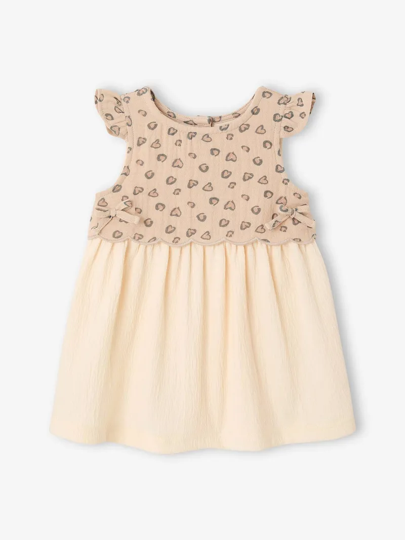 Vertbaudet Baby Kleid, Vanille, – Produktbild 1 von 4