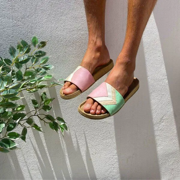 Fünve Fünve Vegane Slides mit Fußbett | Herren, Strawberry (rosa), – Produktbild 4 von 4