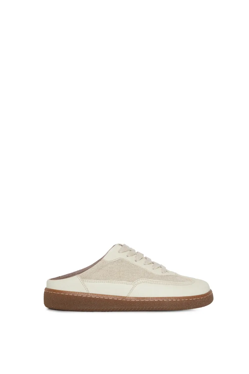AGAZI AGAZI Damen vegan Sneaker Pantolette Haze, Beige, – Produktbild 2 von 2