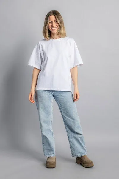 DIRTS dirts Heavy Cotton T-Shirt BOXY, White, – Produktbild 3 von 4