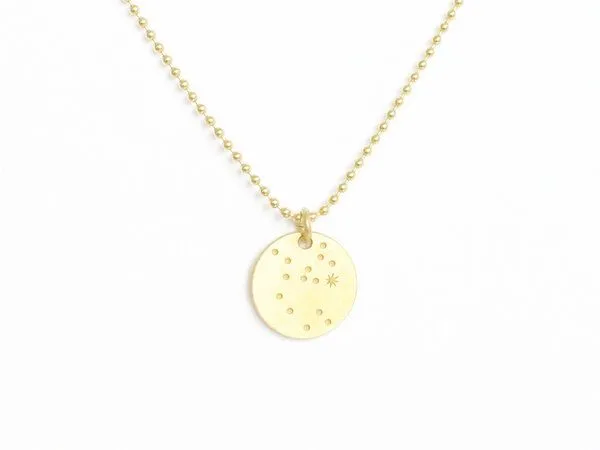 renna deluxe renna deluxe Sternzeichen Kette Gold, Gold, – Produktbild 2 von 8