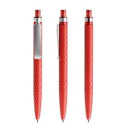 prodir prodir® Druckkugelschreiber QS01 PMS Push, blaue Mine, rot – Produktbild 1 von 1