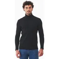 ORGANICATION ORGANICATION Rollkragenpullover aus Bio-Baumwolle, Black, – Produktbild 1 von 1