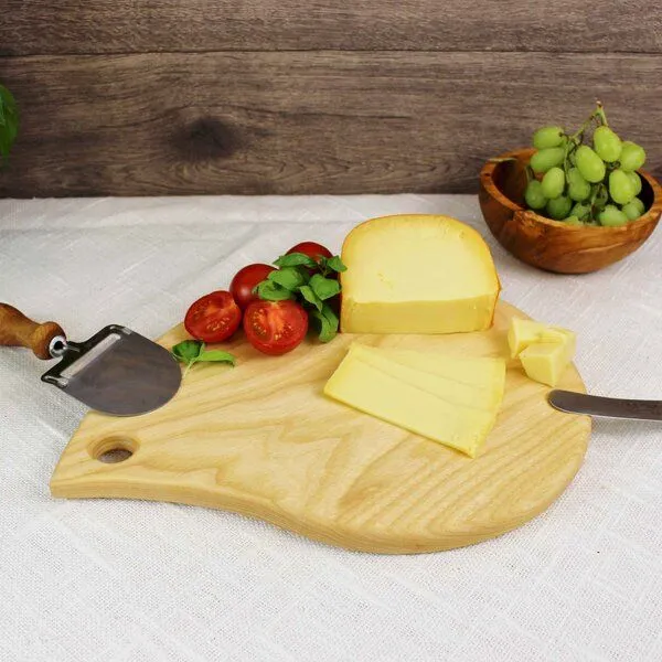 Mitienda Shop Mitienda Shop Käsebrett aus Holz, Servierplatte, Schneidebrett – Produktbild 2 von 2