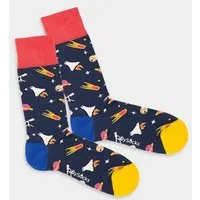 DillySocks DillySocks Socken Galactic Adventure aus Biobaumwoll-Mix, Mehrfarbig, – Produktbild 2 von 5