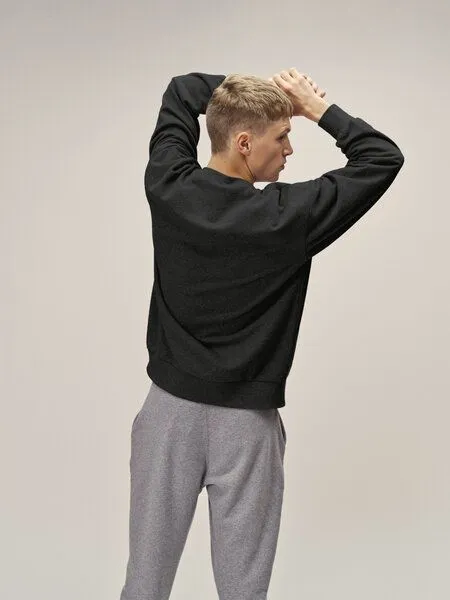 WOTE WOTE Sweatshirt Oversized aus Bio-Baumwolle, Anthrazit, – Produktbild 2 von 3