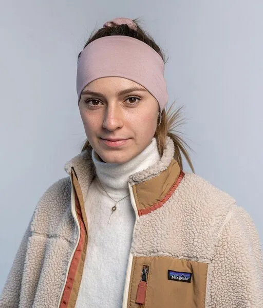 obumi obumi STIRNBAND BREIT AUS BIO JERSEY IN VIELEN FARBEN, Woodrose, – Produktbild 1 von 4
