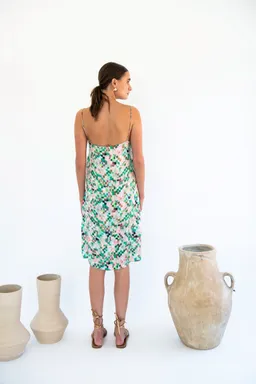 Neu Nomads Neu Nomads Damen vegan Slip Dress Boxy Julianne Pixel Print – Produktbild 1 von 1