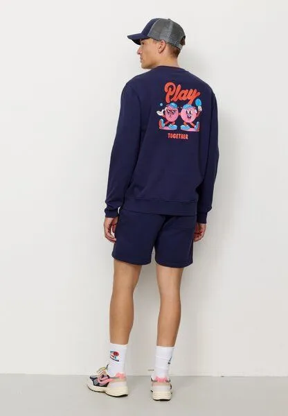 recolution Herren Sweatshirt aus Baumwolle - TAMARILLO PLAY TOGETHER - recolution, Eclipse blue (blau), – Produktbild 1 von 4
