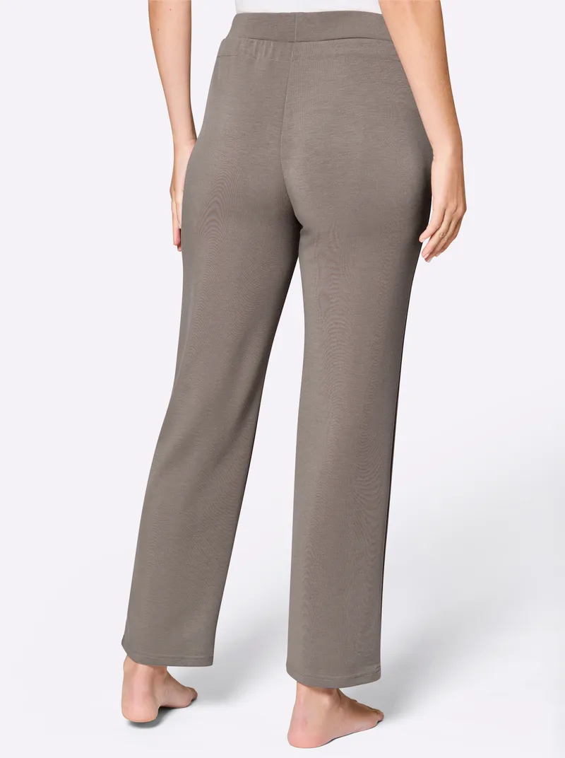 feel good Dehnbund-Hose taupe, Taupe, – Produktbild 2 von 2