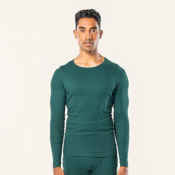 Living Crafts Living Crafts Langarm-Shirt - JOHAN, Dark sea (grün), – Produktbild 1 von 4