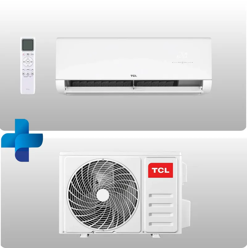 TCL Split Klimaanlage R32 A+++ 9000 BTU (2,6 kW), TCL VoxIn | WLAN, Inverter, Sprachsteuerung, leise – Produktbild 2 von 4