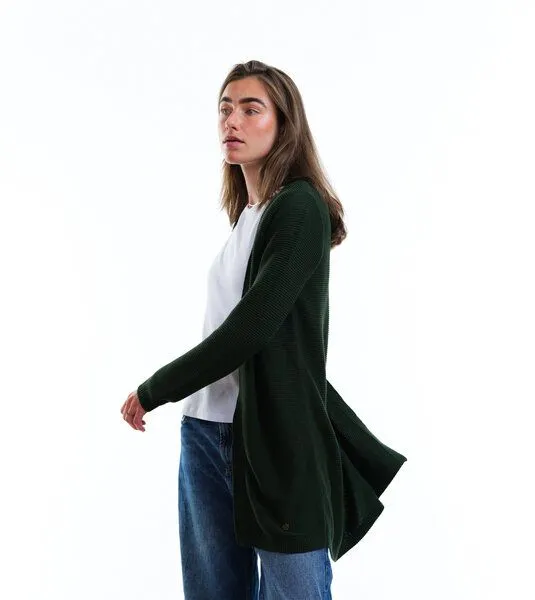 Gary Mash GARY MASH Long-Cardigan Alamo aus Biobaumwolle, Grün, – Produktbild 3 von 4