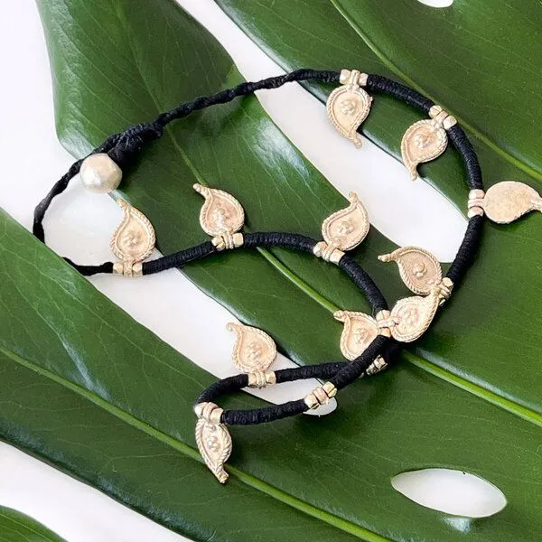 KIKOONI KIKOONI Dokra Kette Teardrops, Silber, – Produktbild 3 von 4