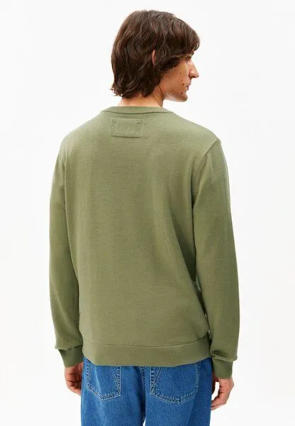 ARMEDANGELS ARMEDANGELS LOUKAA Herren Pullover aus Bio-Baumwolle, Fatigue green, – Produktbild 2 von 4