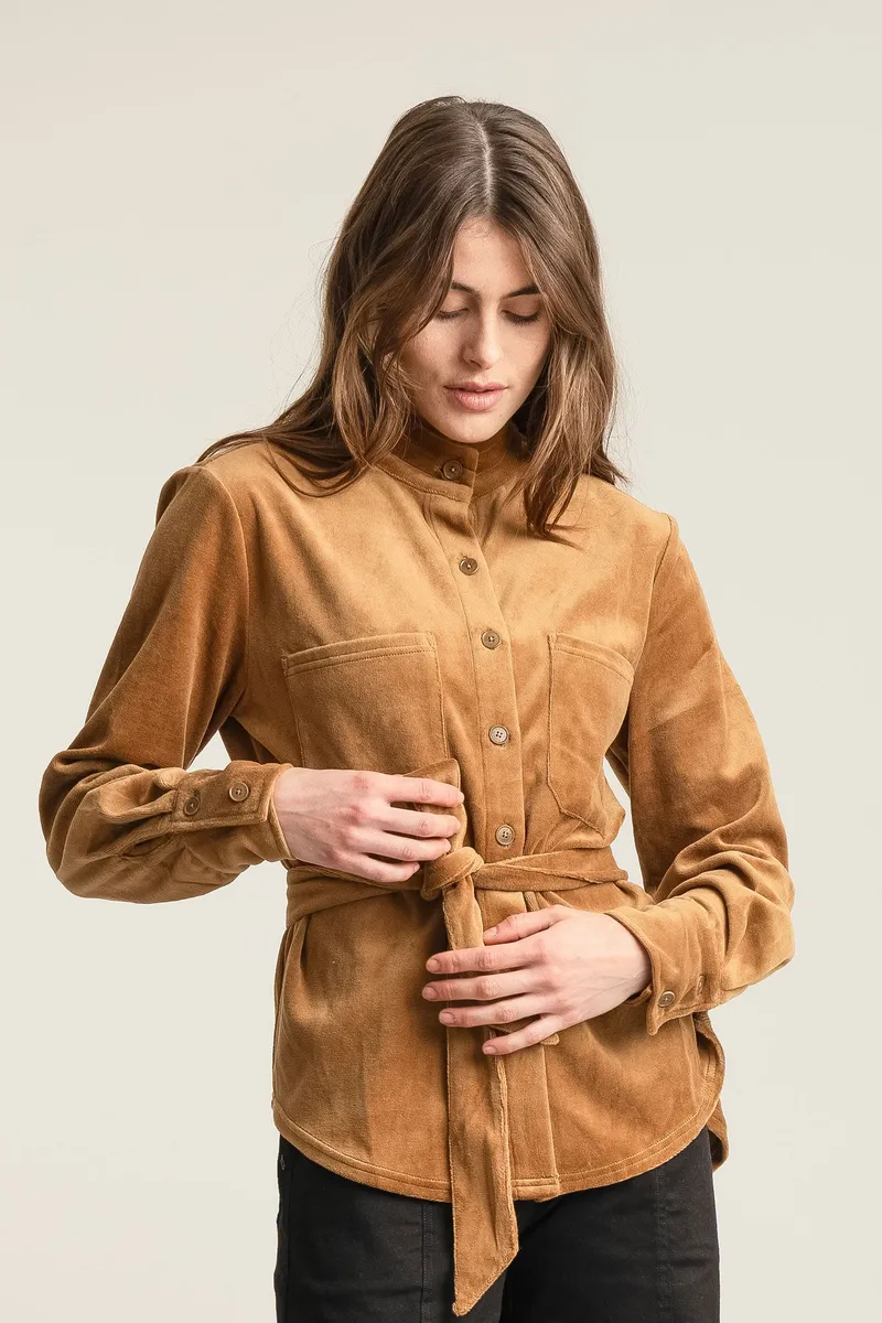 KOMODO KOMODO Damen vegan Top Ford Olive, Olivgrün, – Produktbild 1 von 2