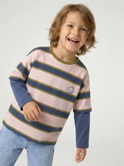 Vertbaudet Shirt mit Lagenlook Jungen – Produktbild 1 von 1