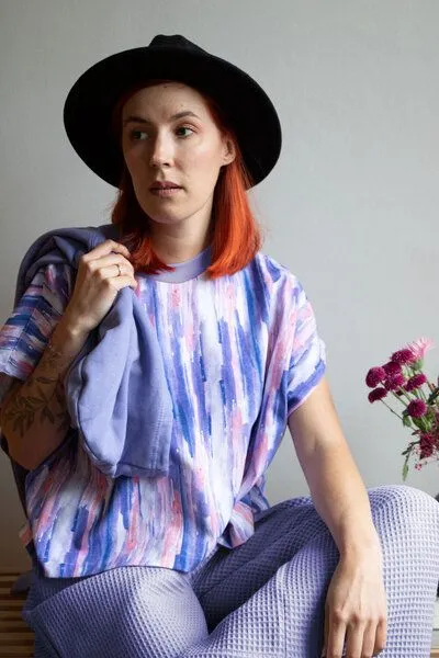 Ecostories Ecostories Damen T-Shirt Seereflexion – Produktbild 1 von 3