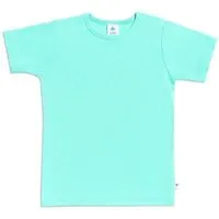 Leela Cotton Baby Kinder Kurzarmshirt Bio-Baumwolle T-shirt "Leela Cotton", Türkis, – Produktbild 1 von 1