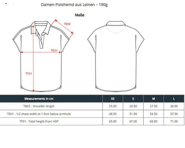 YTWOO YTWOO Exklusives Damen Polohemd aus 100% Leinen, Navyblau, – Produktbild 3 von 3