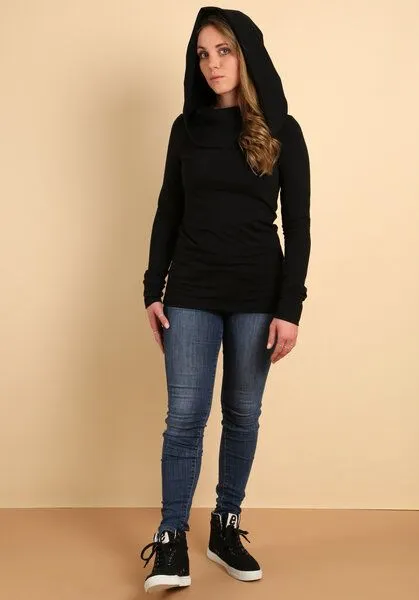 Die rote Zora Die rote Zora Hoodie, Schwarz, – Produktbild 4 von 4