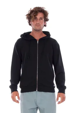 RAVENS VIEW IBIZA RAVENS VIEW IBIZA Herren vegan Hoodie Zip Ibiza Schwarz – Produktbild 1 von 1