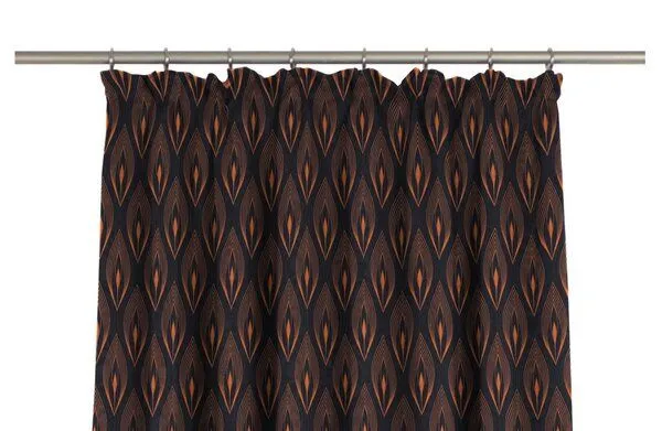 Nature by Adam Nature by Adam Vorhang aus 100% Bio-Baumwolle - Made in Germany - Feathers, Blau, – Produktbild 5 von 7