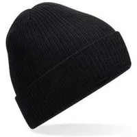 Beechfield Beechfield Damen / Herren Fleece Gerippte Mütze Wintermütze, Schwarz, – Produktbild 1 von 1