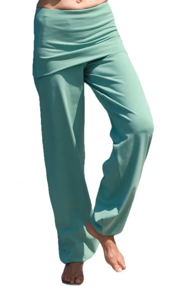 ESPARTO ESPARTO Yogahose Yogahose Sooraj - das Original in Bio-Baumwolle mit elastischem Bund, Grün, – Produktbild 5 von 5