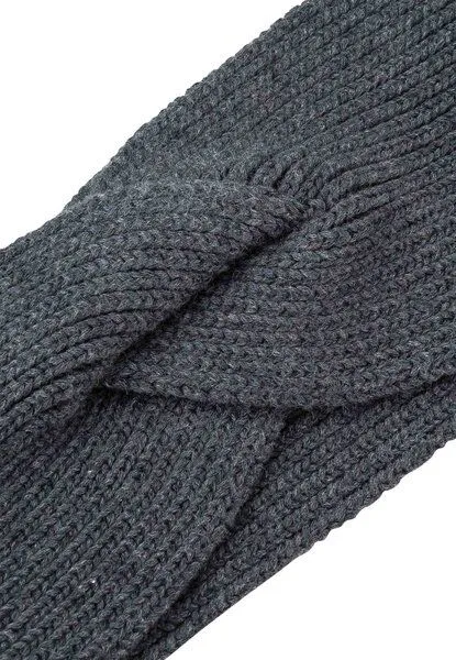 MELA Stirnband MEENA | von MELA | Fairtrade & GOTS zertifiziert, Anthrazit melange, – Produktbild 4 von 4