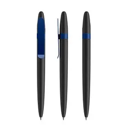 prodir prodir DS5 TSM Twist Kugelschreiber, Black-Sideral Blue satin finish, Schwarz / dunkelblau, – Produktbild 1 von 1
