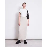 JAN N JUNE JAN N JUNE Midi Baumwoll Strick Rock EBBA GOTS, Ivory, – Produktbild 1 von 1