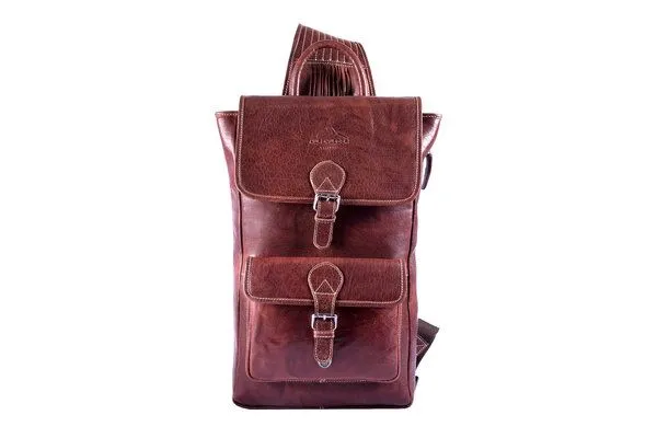 Alpenleder Alpenleder Rucksack SCRAMBLER, Brandy, – Produktbild 3 von 4