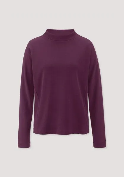 hessnatur hessnatur Longsleeve Oversize aus reiner Bio-Baumwolle, Fuchsia, – Produktbild 4 von 4