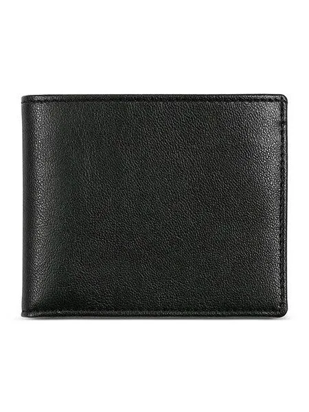 Will's Vegan Shoes Schlanke Billfold Geldbörse Herren, Kastanie, – Produktbild 2 von 3